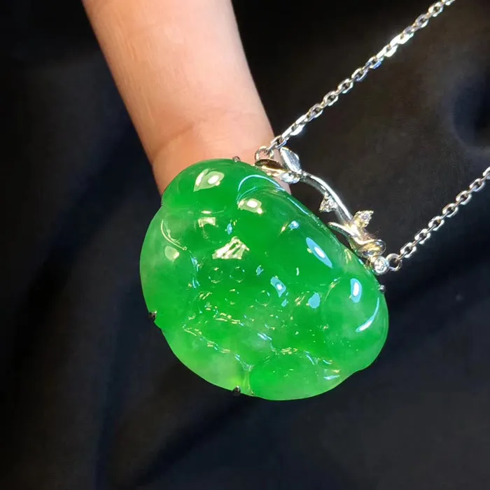 Natural Jade Necklace Jadeite Necklace NNE040