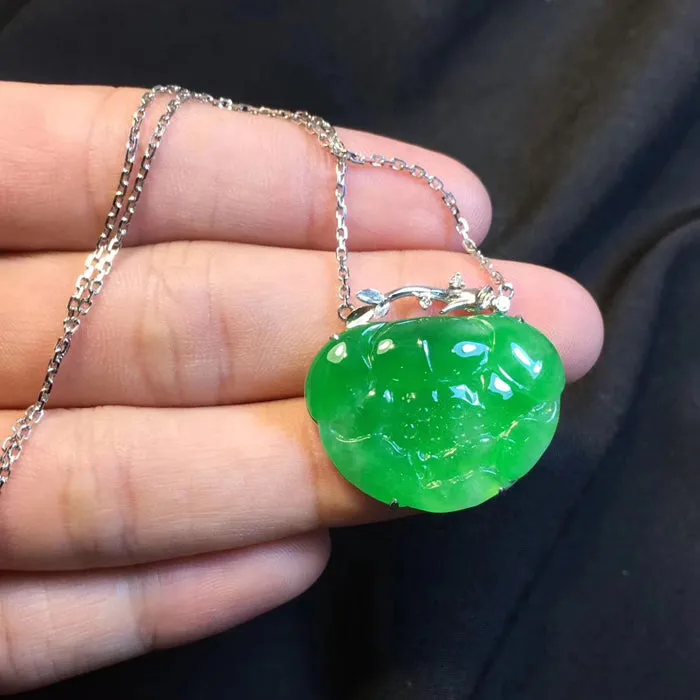 Natural Jade Necklace Jadeite Necklace NNE040