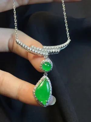 Natural Jade Necklace Jadeite Necklace NNE048
