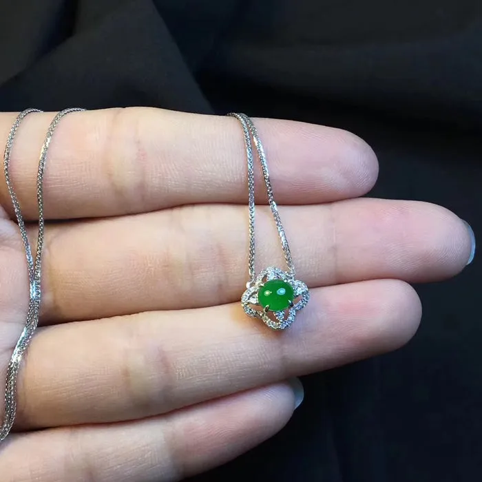 Natural Jade Necklace Jadeite Necklace NNE052