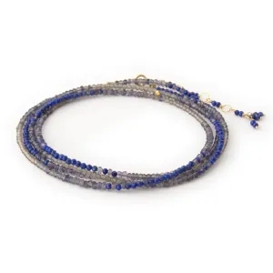 Ombre 'Blue' Wrap Bracelet
