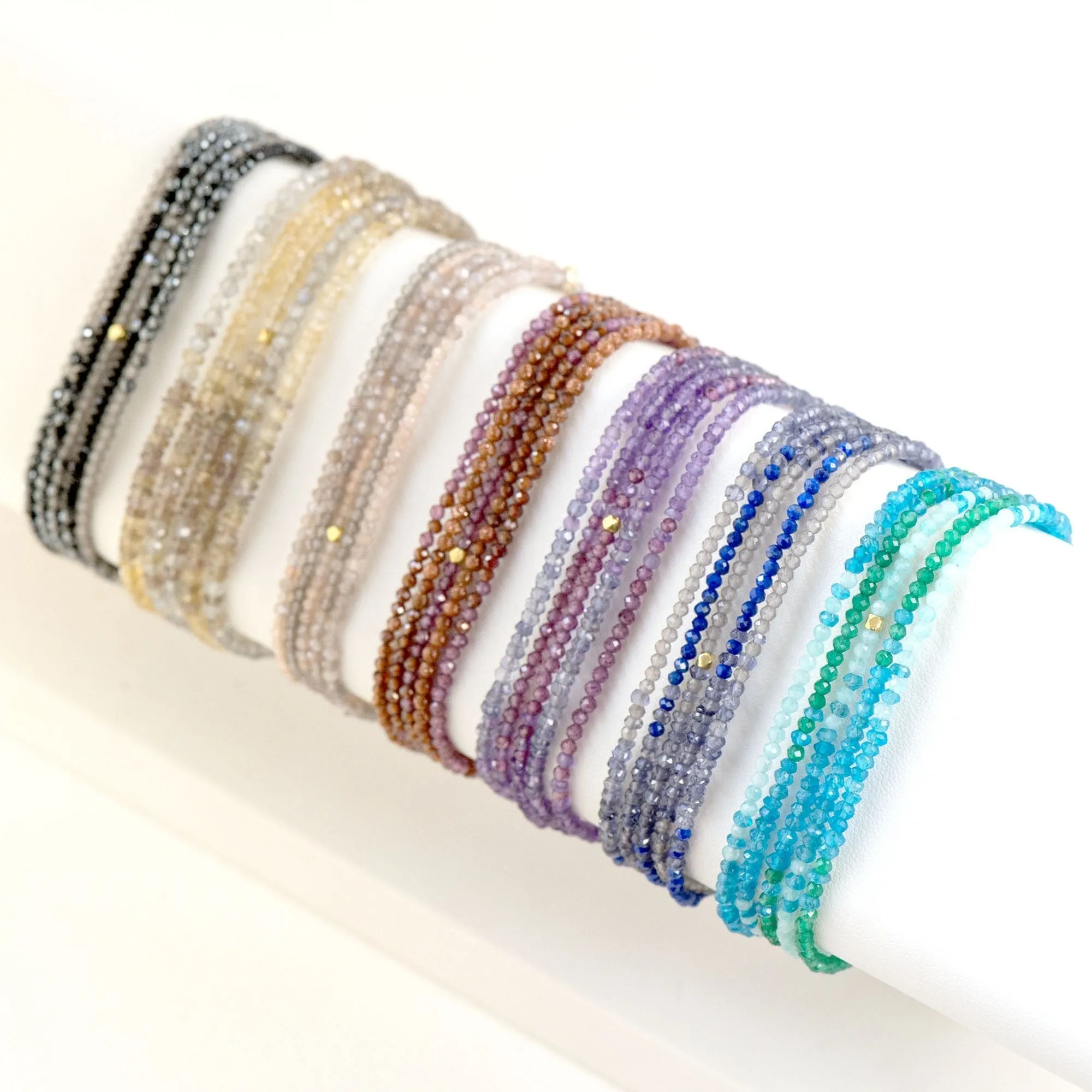 Ombre 'Blue' Wrap Bracelet