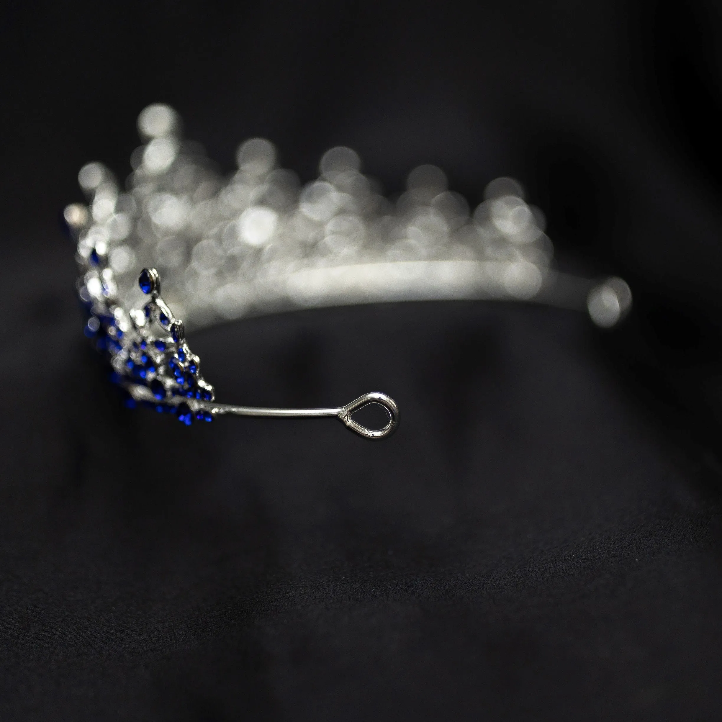 Ophelia's Tiara in Blue & Silver