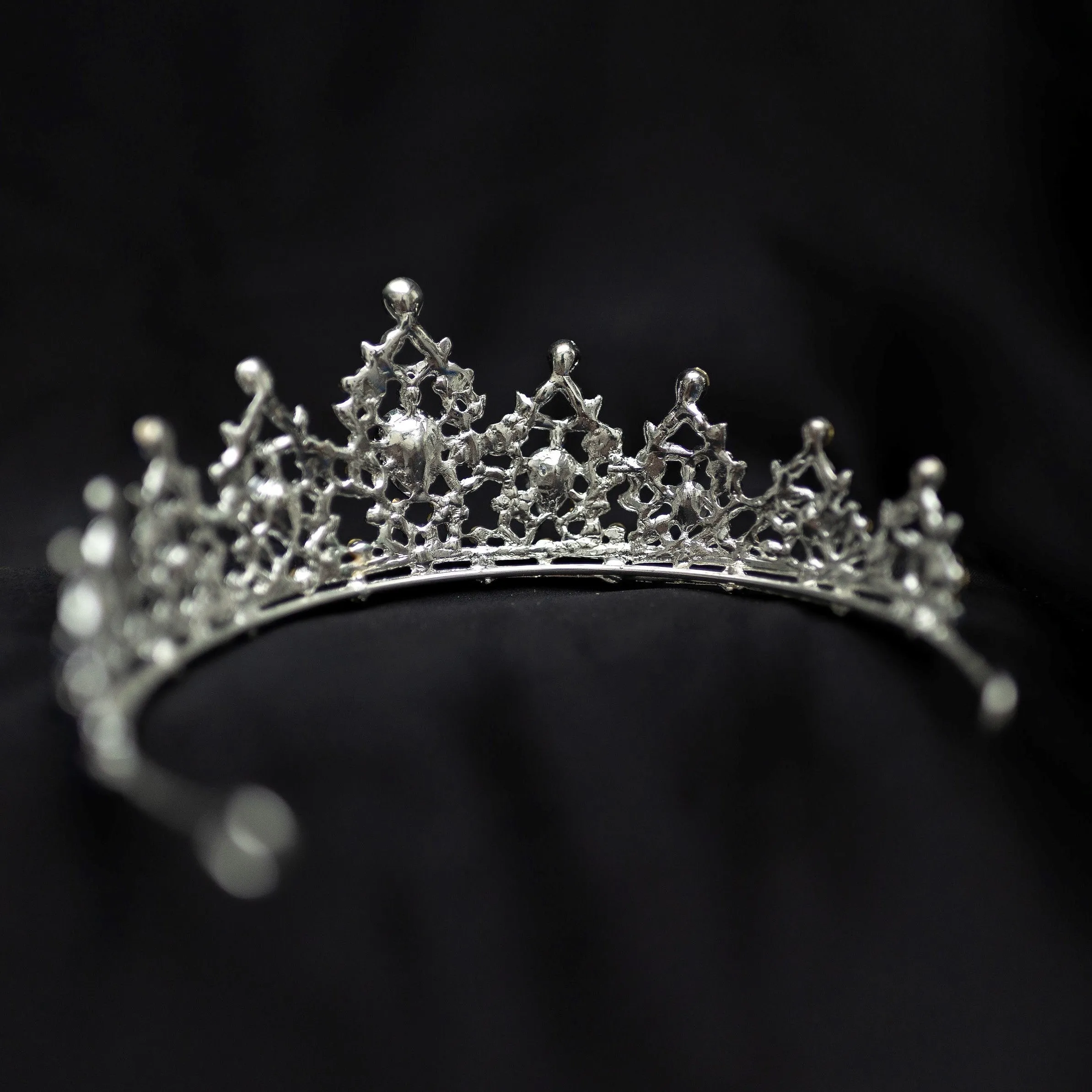 Ophelia's Tiara in Blue & Silver