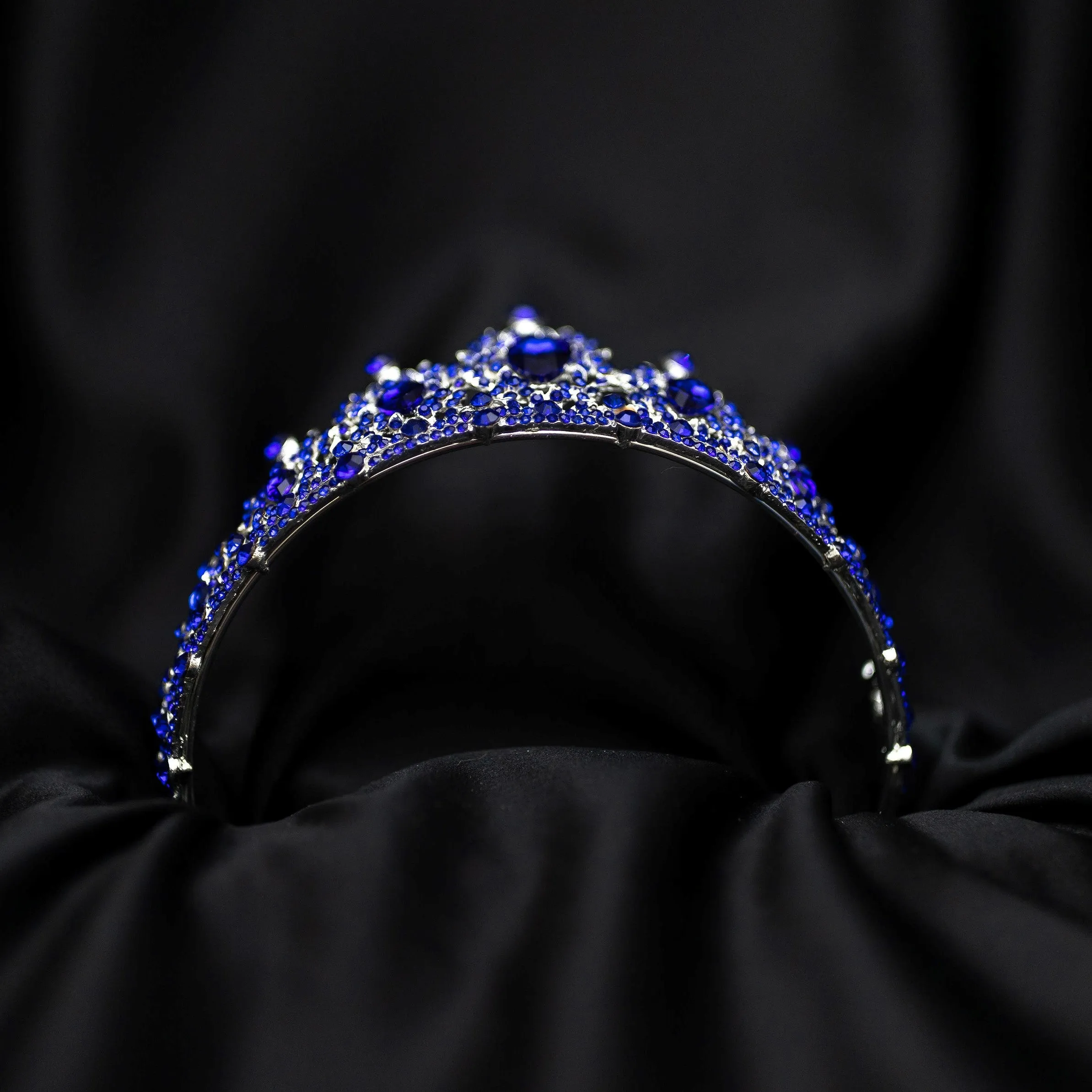 Ophelia's Tiara in Blue & Silver