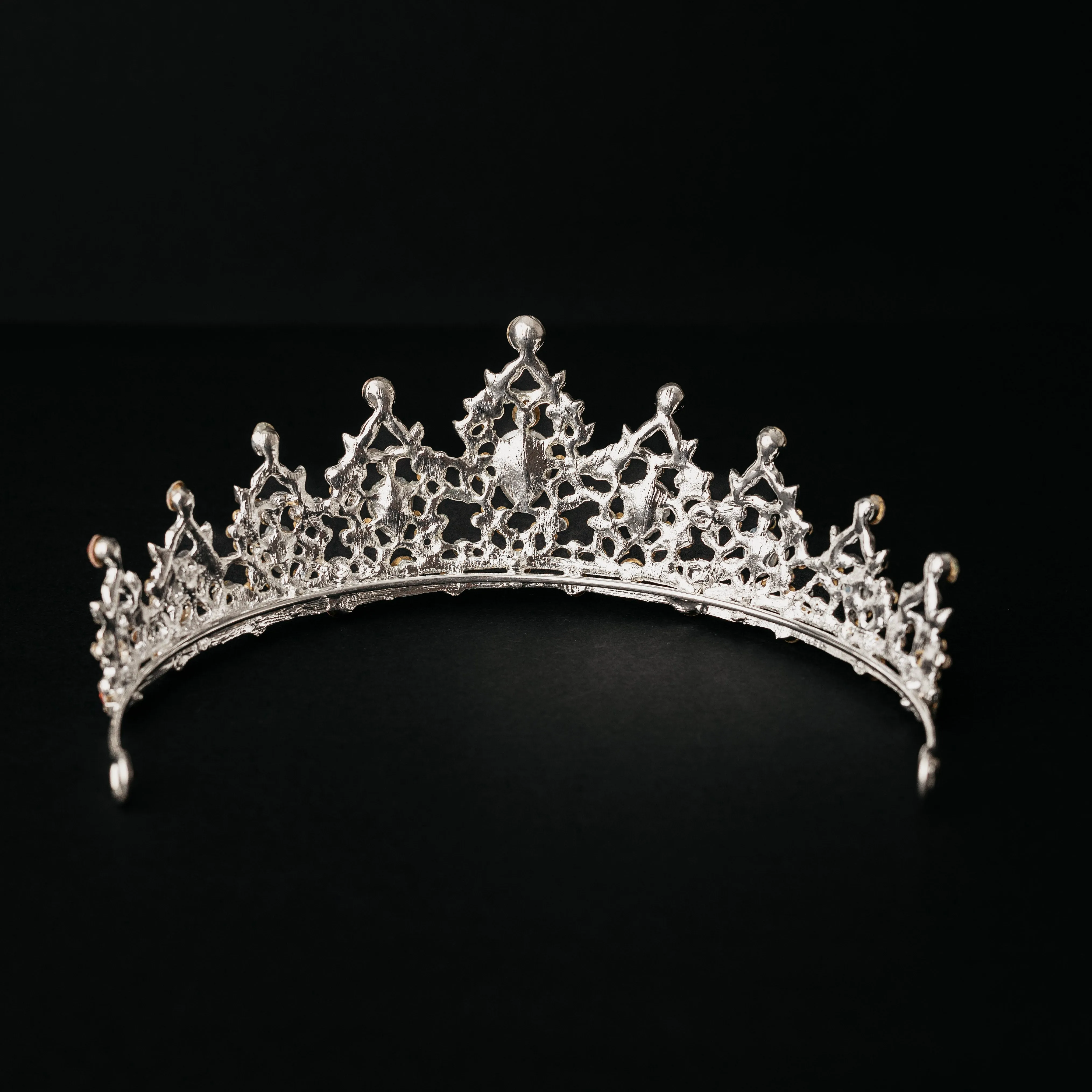 Ophelia's Tiara in Iridescent Silver