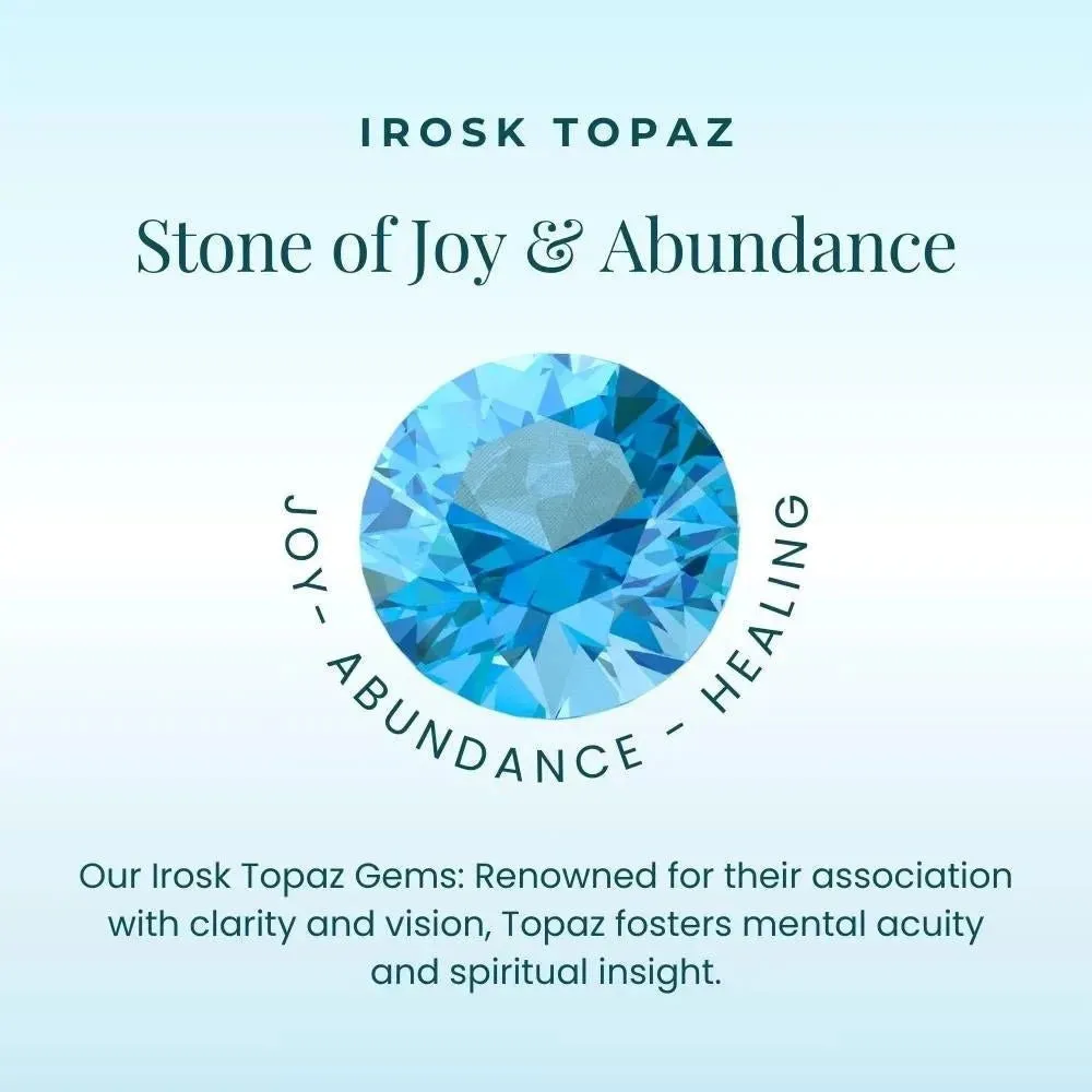 Oval Shape Topaz Dangling Leverback Earrings in 925 Sterling Silver - Irosk Australia ®