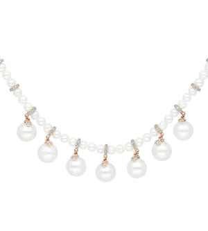 Pearl perlée necklace