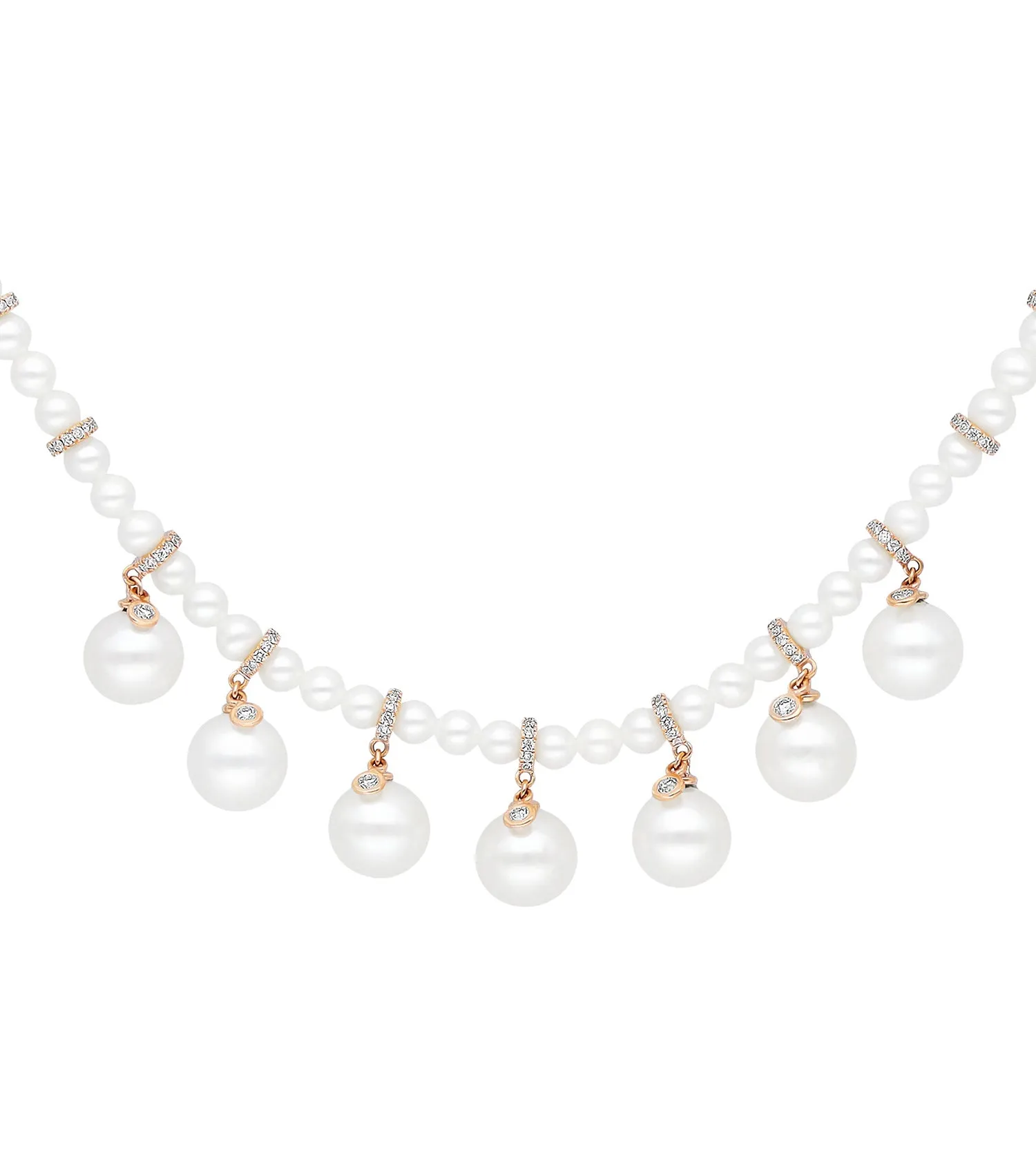 Pearl perlée necklace