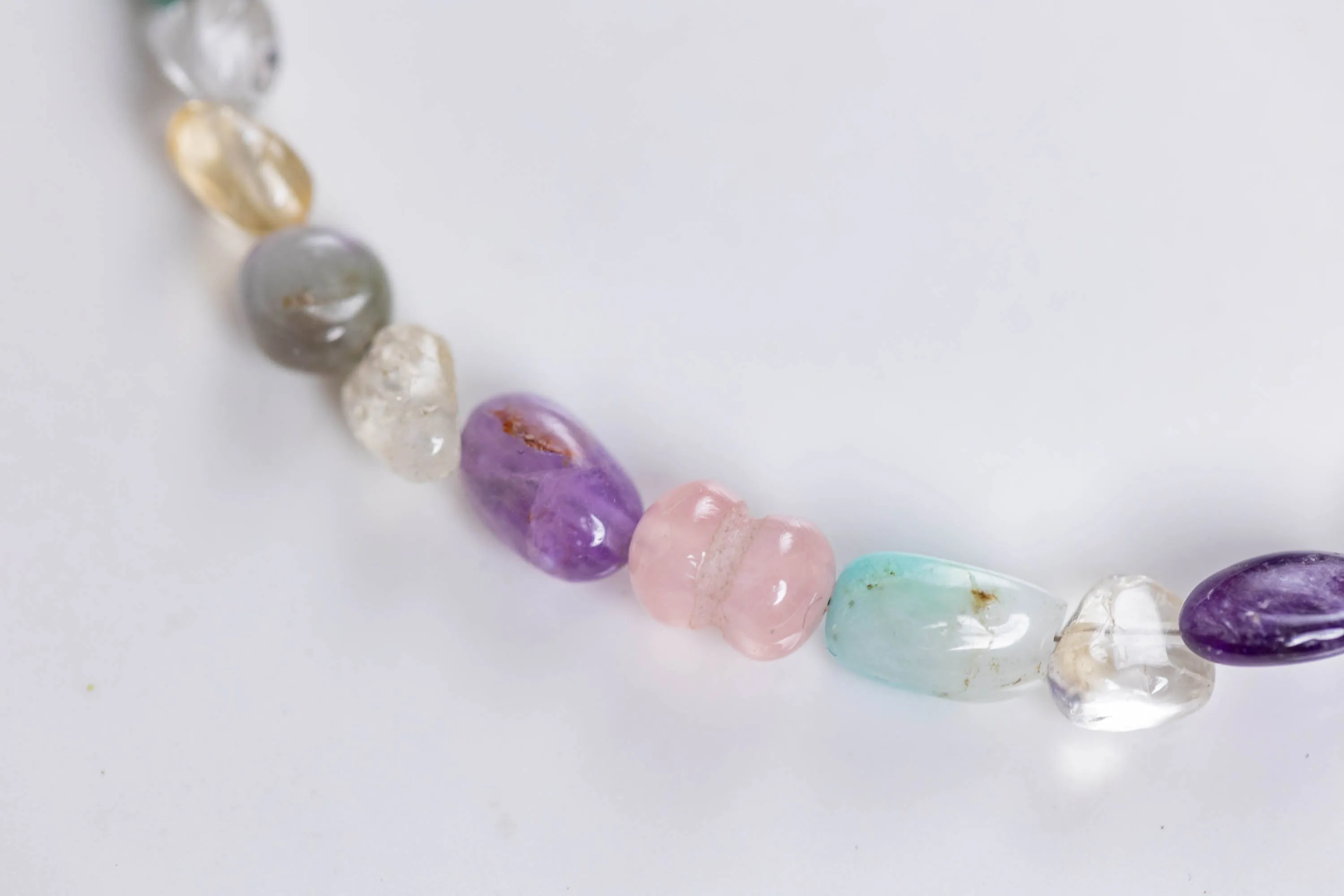 Precious stones necklace