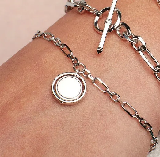 Revival Astoria Figaro Chain Link Spinner Bracelet