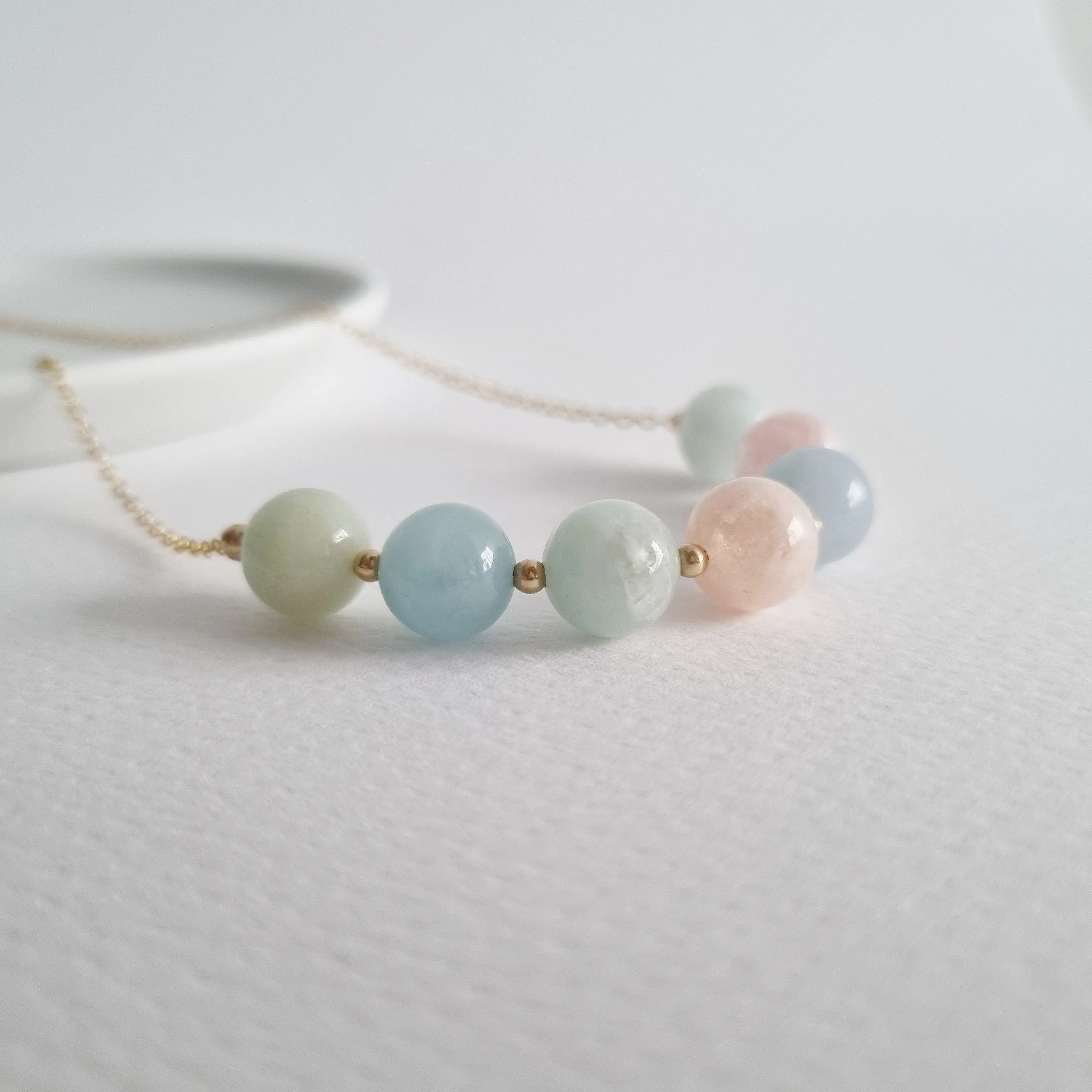 Rhea Necklace / Mixed Beryl