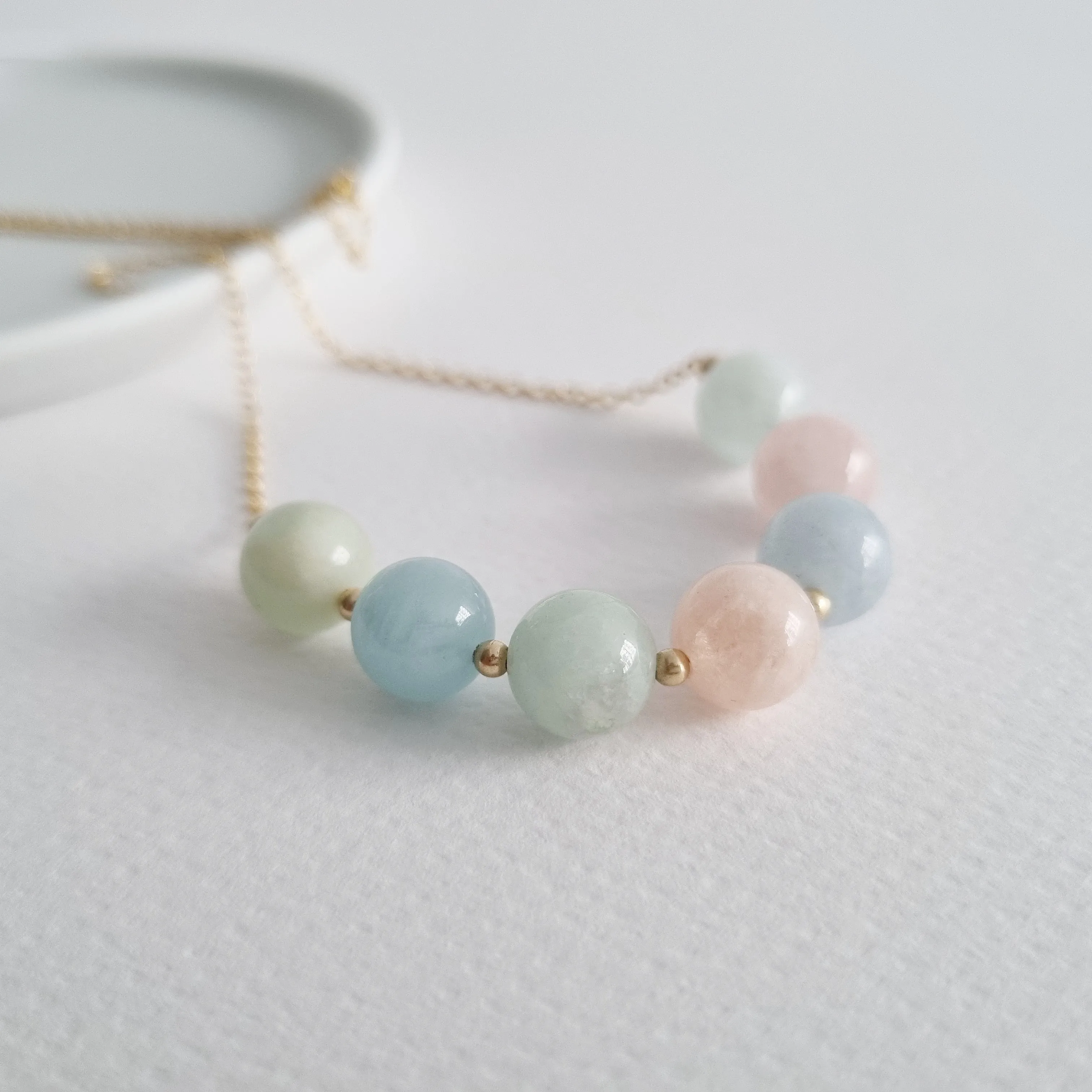 Rhea Necklace / Mixed Beryl