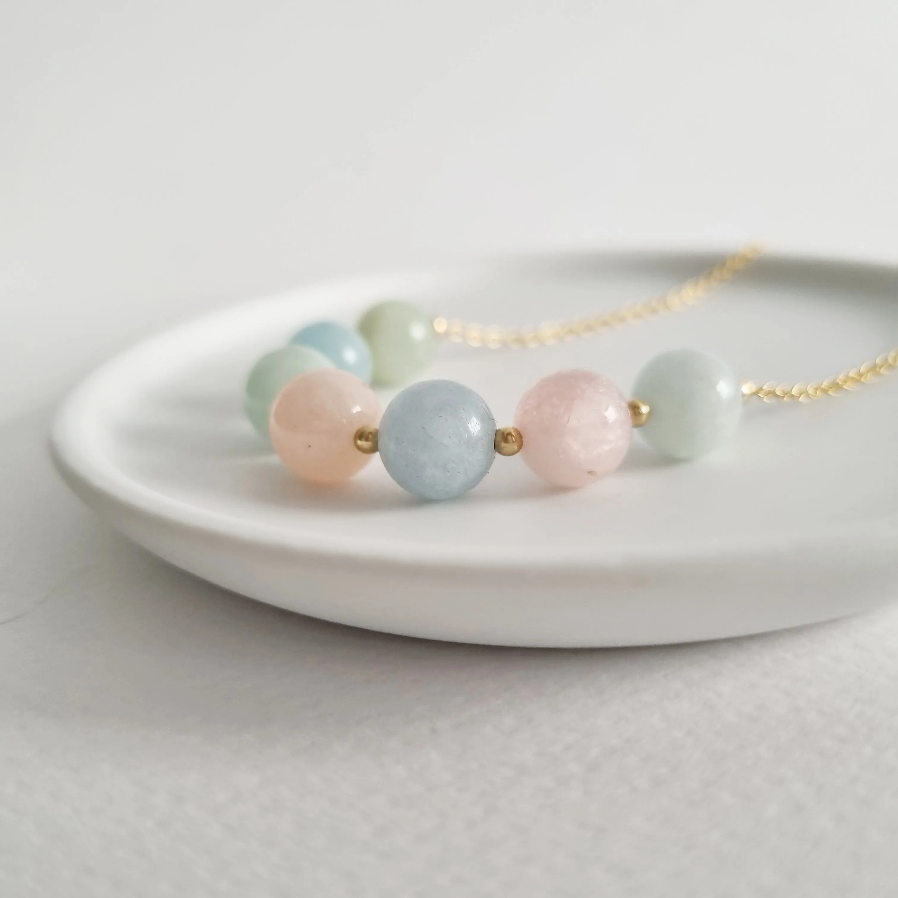 Rhea Necklace / Mixed Beryl