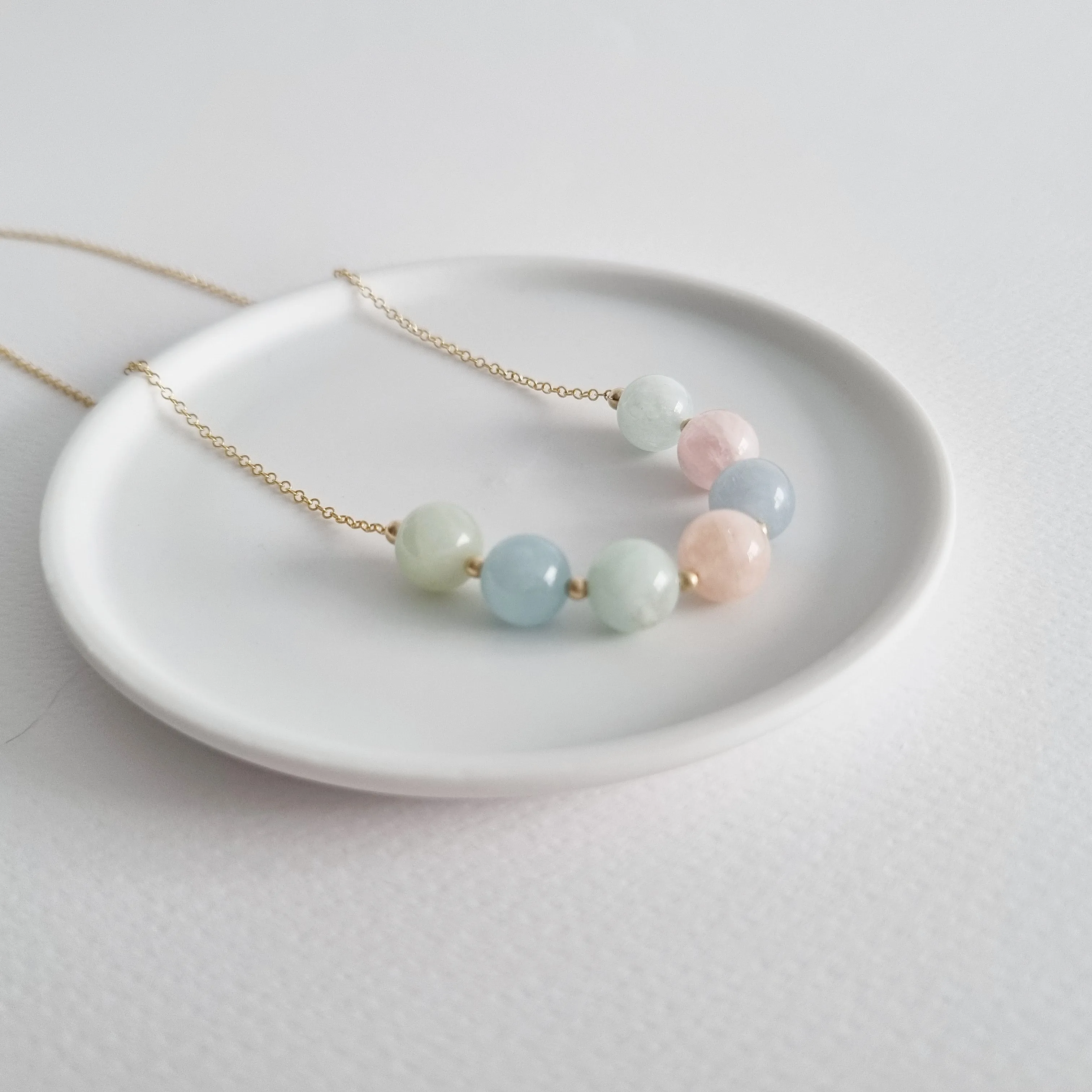 Rhea Necklace / Mixed Beryl