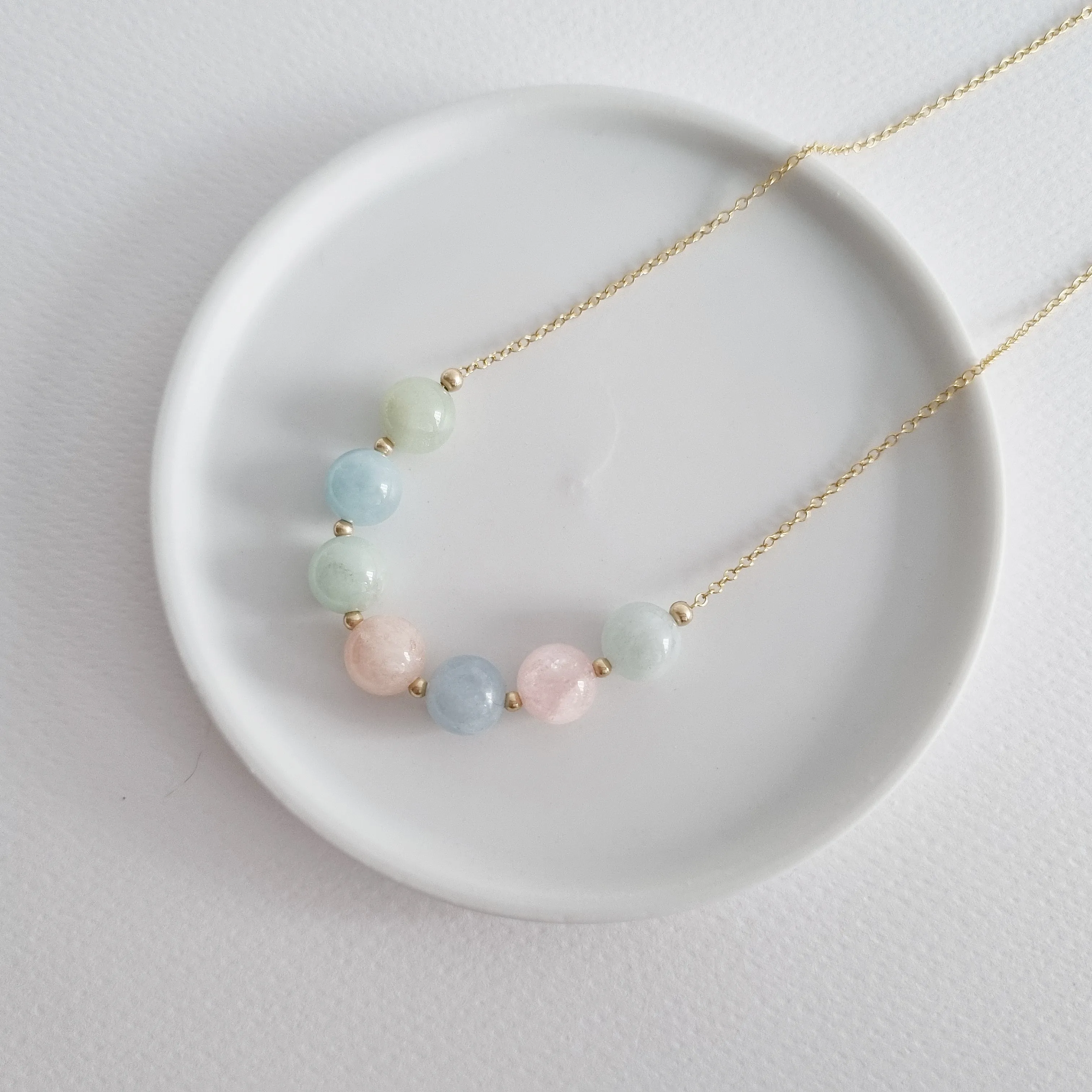 Rhea Necklace / Mixed Beryl