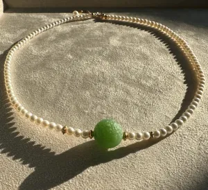 Siberian and Pearl Necklace