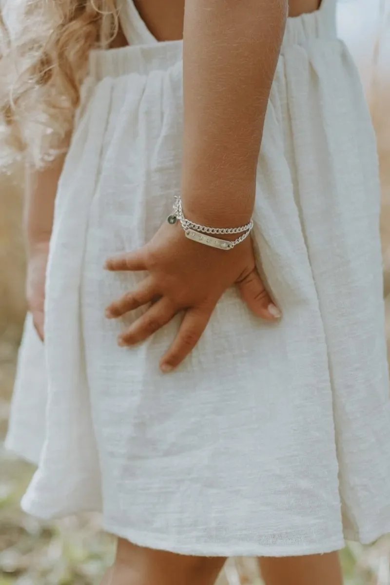 Single Pearl Bracelet - Silver