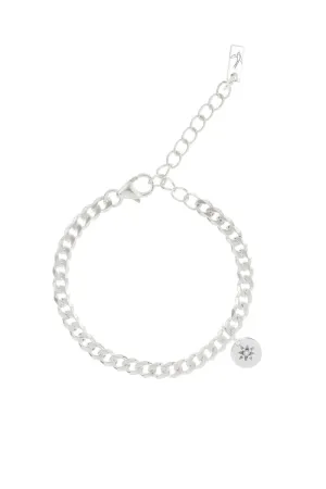 Single Pearl Bracelet - Silver