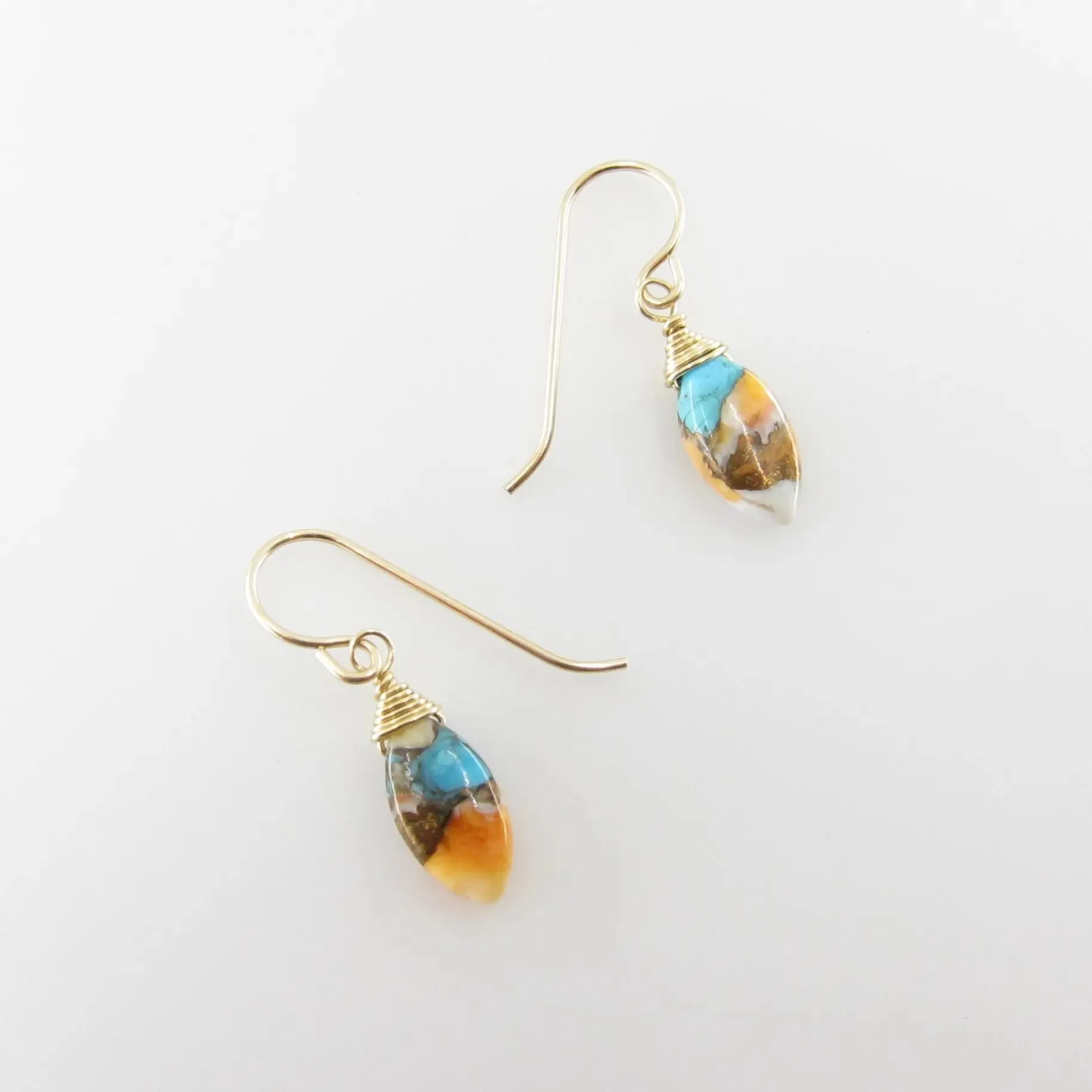 Spiney Oyster Drop Earrings
