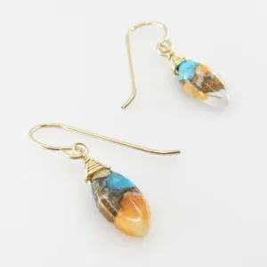 Spiney Oyster Drop Earrings