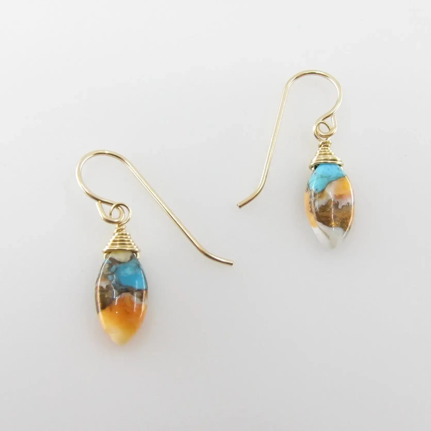 Spiney Oyster Drop Earrings