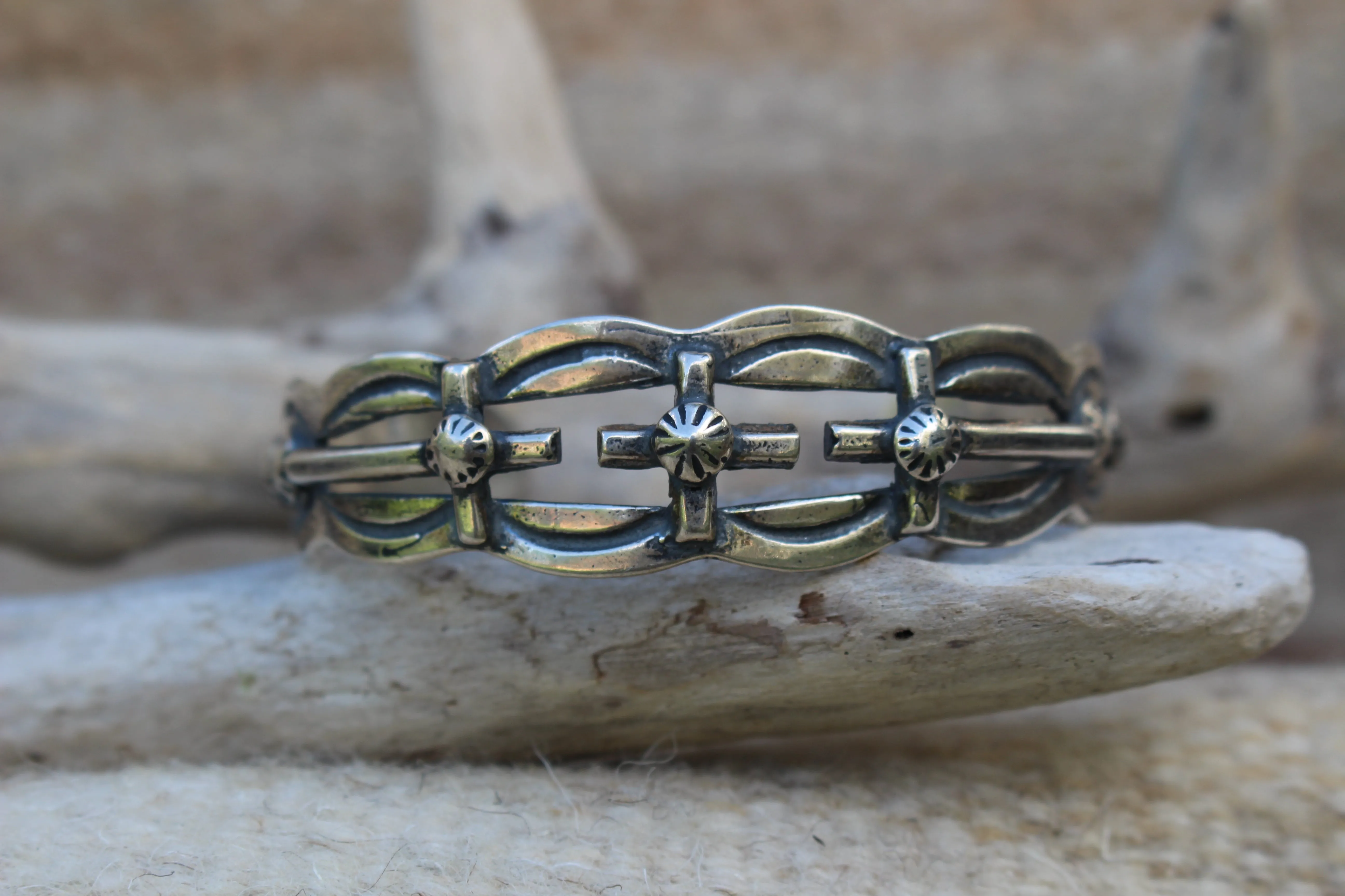 Sterling Cross Bracelet