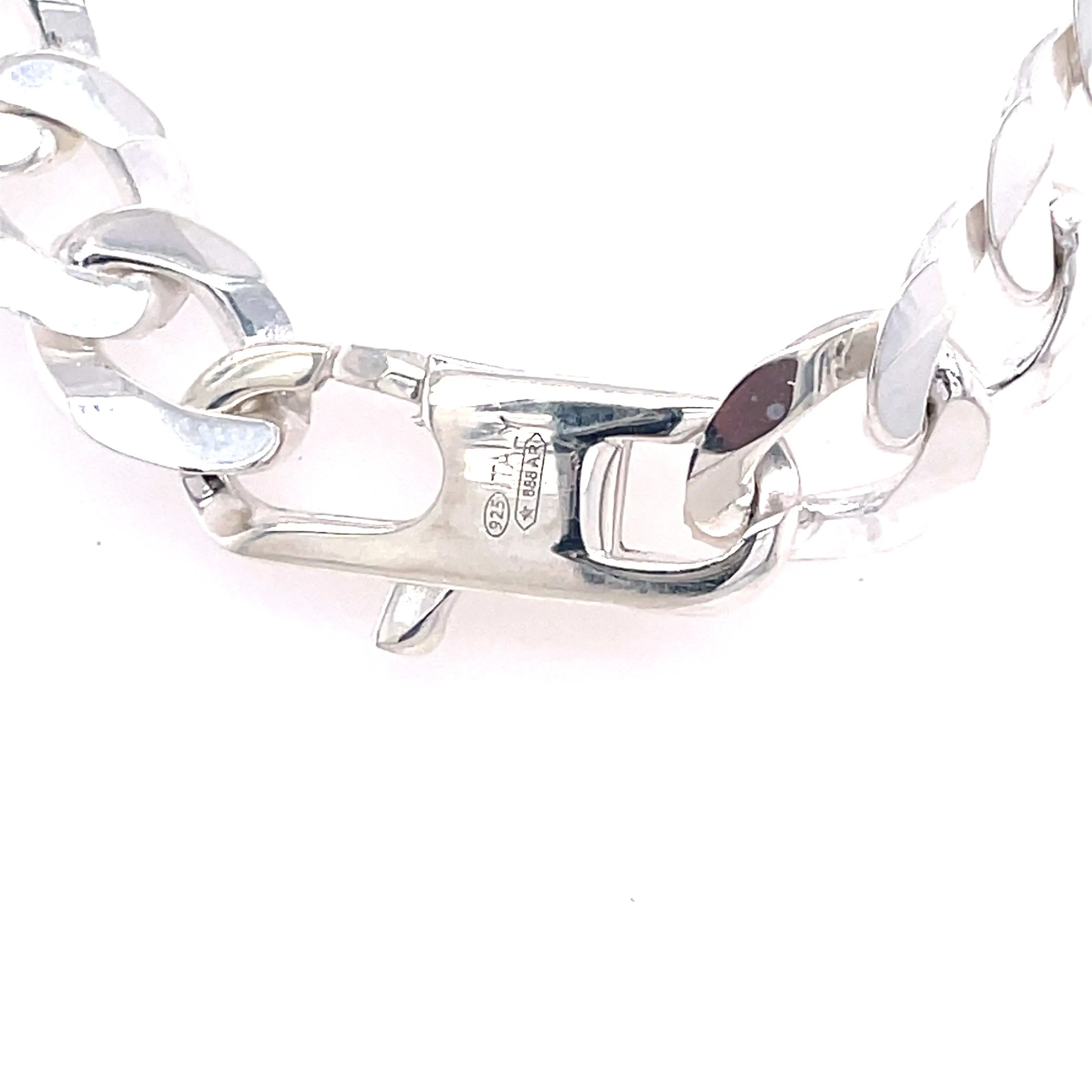 Sterling Silver Figaro I.D Bracelet