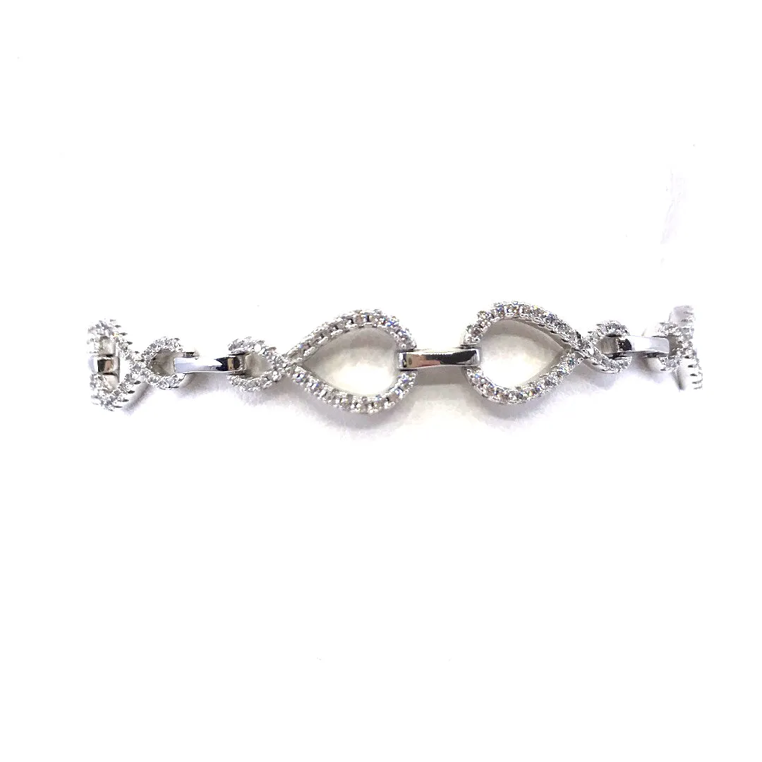 Sterling Silver Infinity Bracelet
