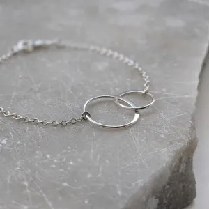 Sterling Silver Linked Loop Bracelet