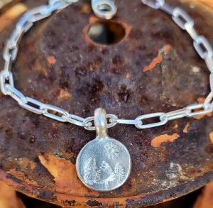 Sunshine Forest Long Link Charm Bracelet