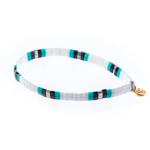 Supernova Fall Turquoise/Silver/White