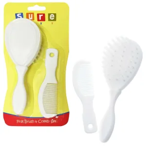 SURE BABY BRUSH & COMB SET