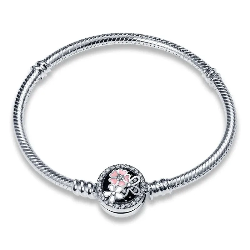 Tarrytown Sterling Silver Pendant Charm Bracelet