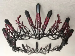 The VIVIENNE Black Burgundy Full Crown.