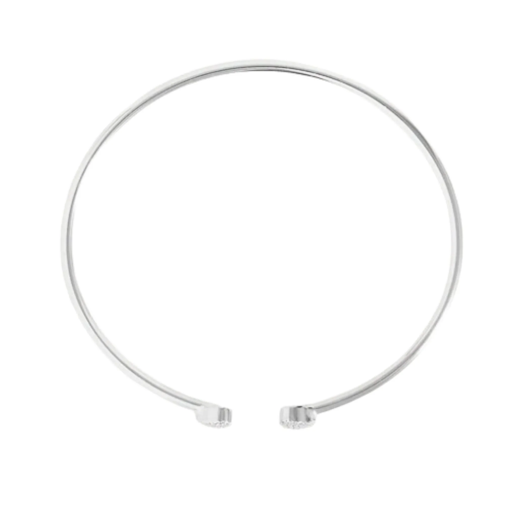 Twin Hearts Cuff Bracelet