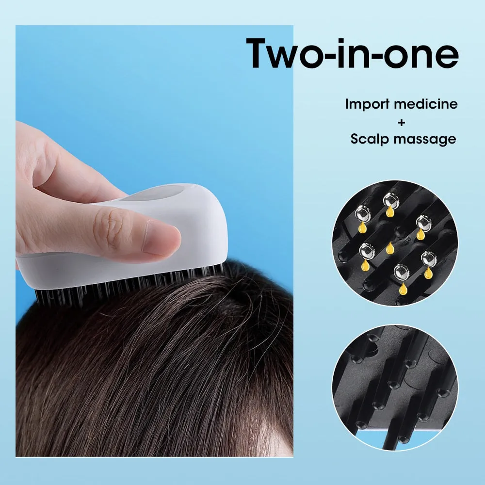 Visual Scalp Medication Comb With LED
